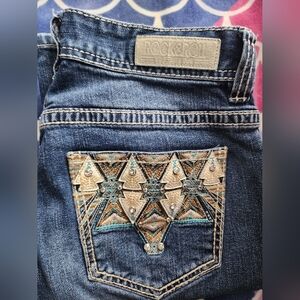 Rock & Roll w/ Embroidered Pocket 29×34